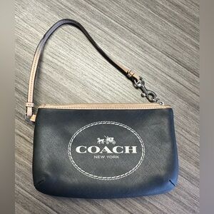 Coach Horse & Carriage Med. Saffiano Leather Wristlet